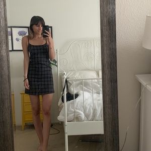Brandy Melville Brown Plaid Dress